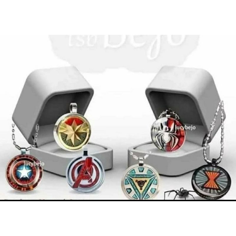 Kalung kesehatan MCI /MCI pendant seri Marvel untuk anak anak