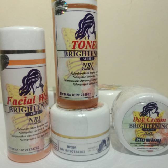 TERLARIS PAKET CREAM NRL ORIGINAL BPOM CREAM ACNE CREAM GLOWING CREAM FLEK TONER NRL