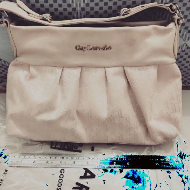 Tas secondhand Guy Laroche ori nude - pink