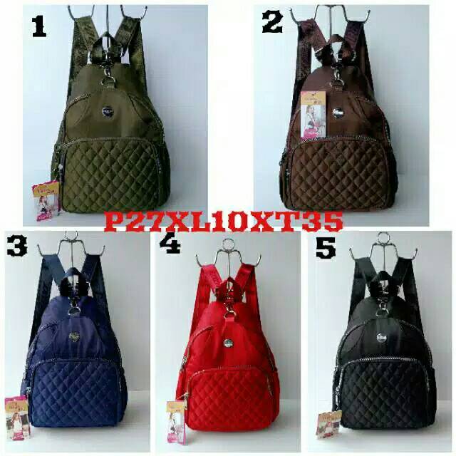 TAS RANSEL WANITA CHIBAO 186-8 motif best seller