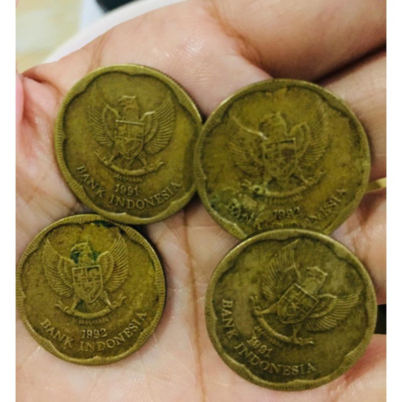 uang koin 500 melati tahun 1991