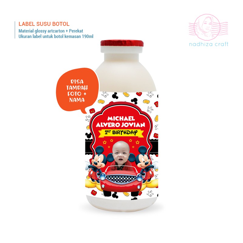 

LABEL SUSU BOTOL ULANG TAHUN