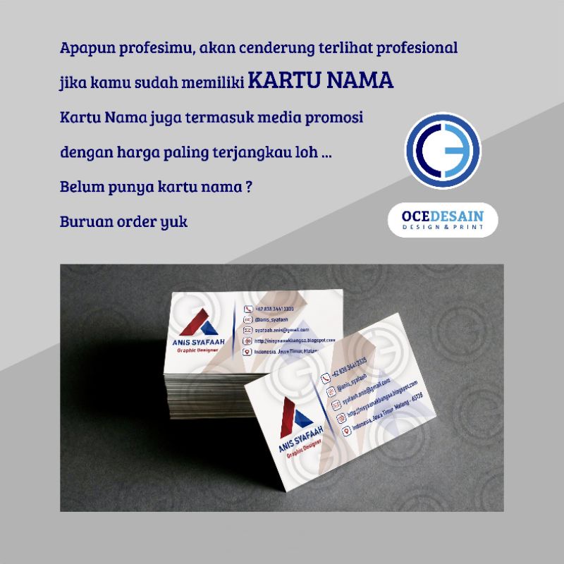 

KARTU NAMA / NAME CARD (FREE DESIGN)