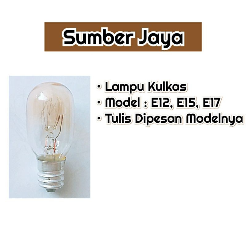 Lampu Kulkas Lampu Cabe