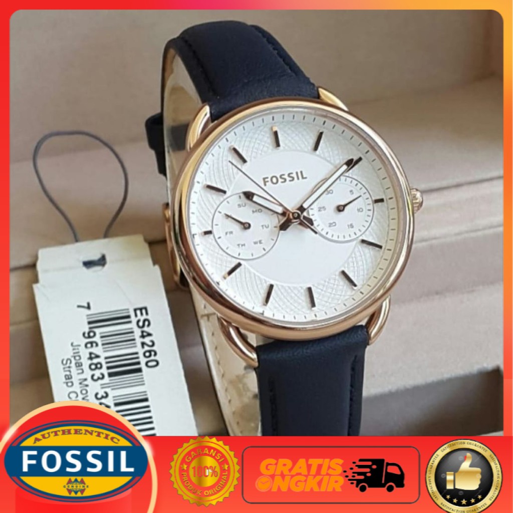 JAM TANGAN KULIT WANITA FOSSIL ES 4260