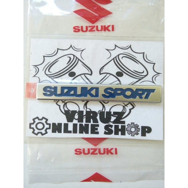 Kipuco Sparepart EMBLEM SUZUKI SPORT ORIGINAL SUZUKI