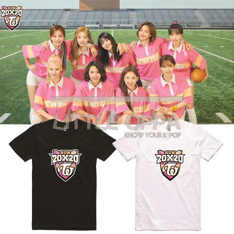 T-SHIRT KAOS TWICE UNIVERSITY RUN 20X20