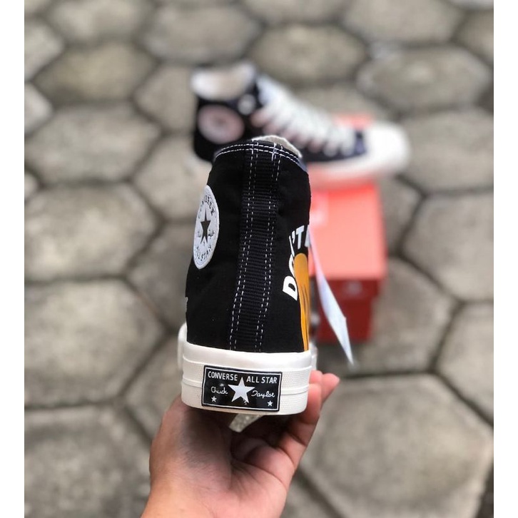 [BISA COD] CONVERSE 70'S HIGH X DON'T BE MAD BLACK PREMIUM