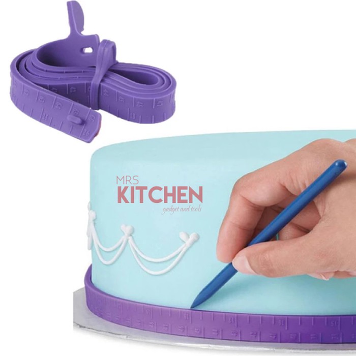 

SILICONE MEASURING TAPE RULER CAKE PENGGARIS SILIKON KUE FONDANT