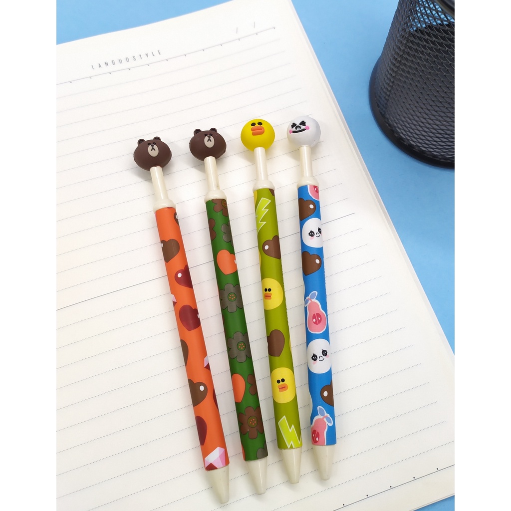 

Pulpen Impor Line Friends Emoticon Ballpoint 0.7 mm - Satuan- SHSNP