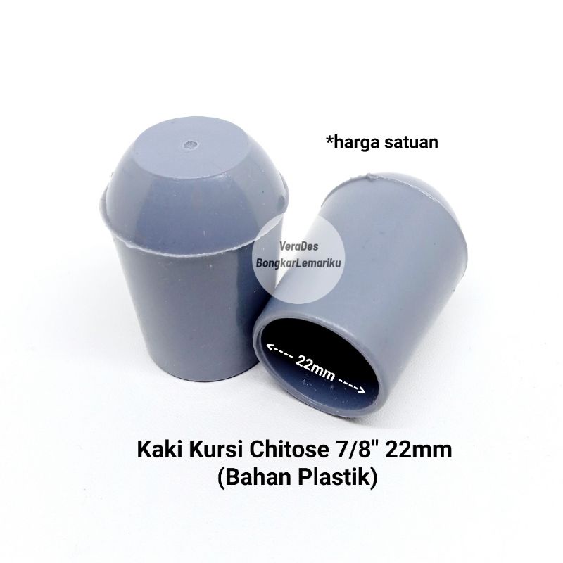 Kaki Plastik Kursi Chitose 7/8&quot; 22mm