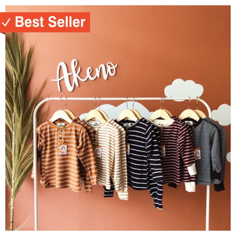 

FASHION EDISI LEBARAN 2020 ANTI CORONA / Akeno Stripes Set