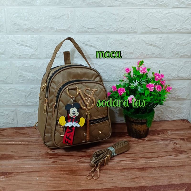 RANSEL VIDIA STYEL RUMBAI 3In1 Uk 22x16Cm