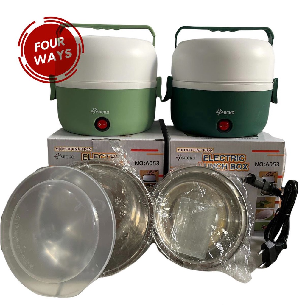 Electric Lunch Box / Kotak Makan Elektrik Multifungsi / Box Pemanas Makanan Listrik Portable