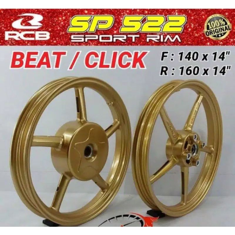 VELG RCB sp522 beat, secopy, Vario 110 ring 14 Original