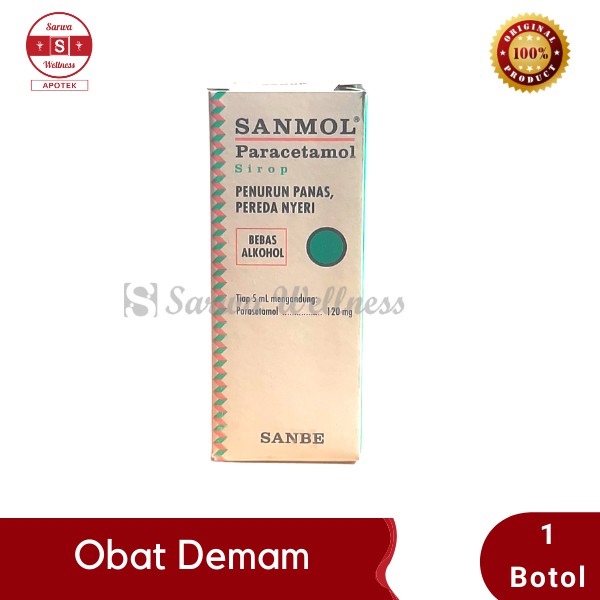 

Sanmol Sirup (1 Botol - 60 ml) - Sanbe Farma