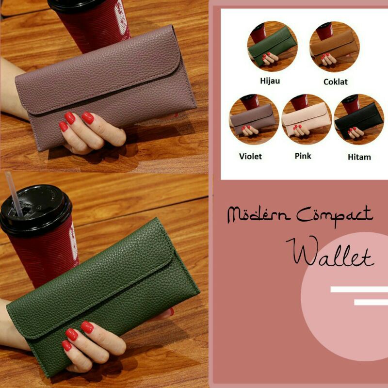 Dompet Panjang Wanita Import/Dompet Wanita Panjang Tipis/Dompet Wanita/Dompet Panjang Wanita Kulit