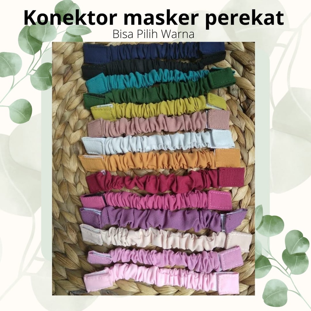 Konektor Masker Kain Perekat Pengait Masker Hijab
