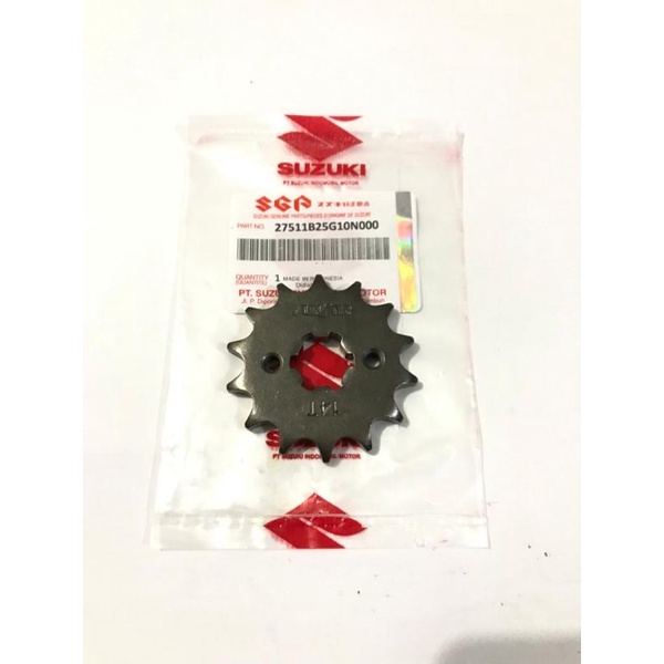 Sprocket Drive Gear Depan Satria FU150 14T GSX150 Original-2