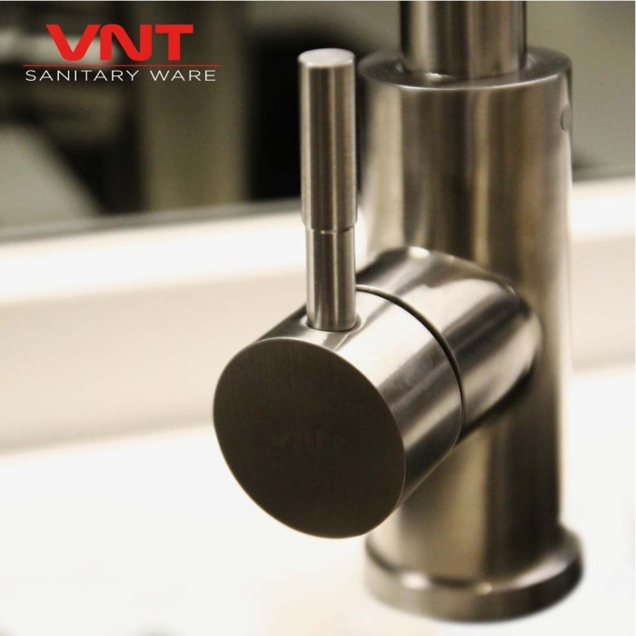 VNT Keran Cuci Piring Stainless Kran Dapur Flexible Tarik Kitchen Sink