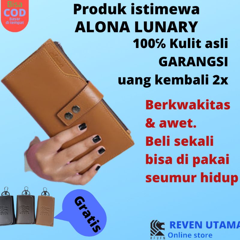 Dompet Wanita kulit asli premium alona lunary