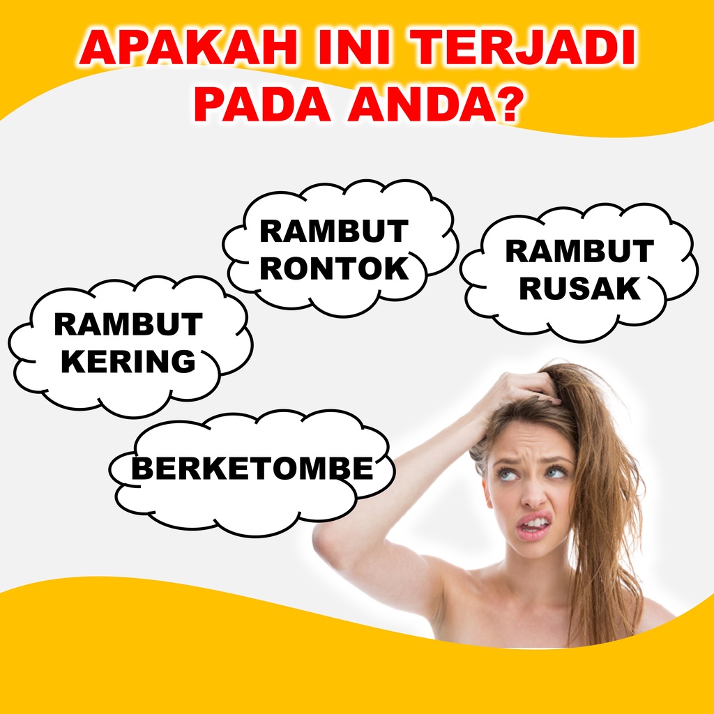 Hair Tonic Rontok Parah Dan Ketombe Penumbuh Rambut Ginseng Ampuh BPOM 250 ml B2Q