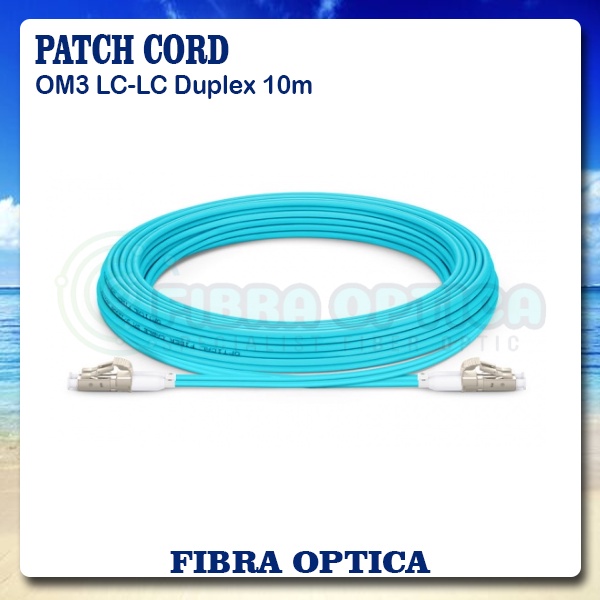 OM3 LC-LC Duplex 10m | Patch Cord OM3 LC-LC Duplex Multimode 10 Meter