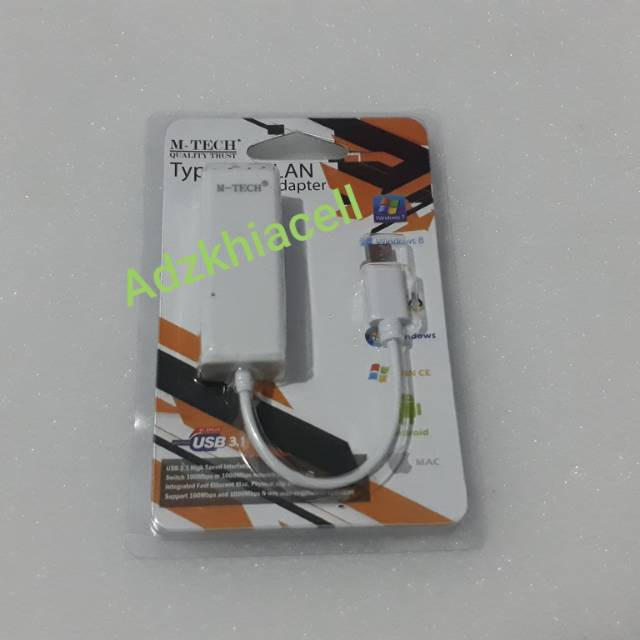 Usb Type-C To Lan Adapter Usb Type C To Lan Kabel Usb Type-C To Lan