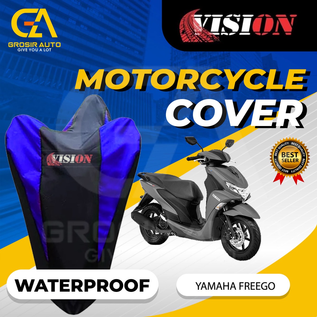 Sarung Motor FREEGO Anti air Vision / Cover Selimut Penutup Sarung Mantel Motor Vision