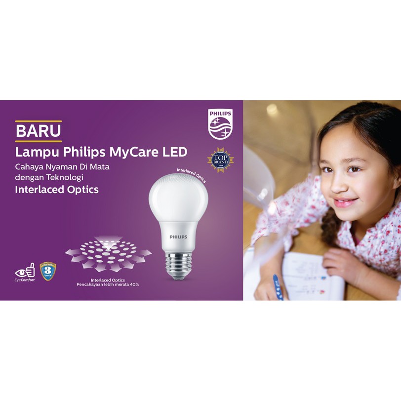 PAKET ISI 4 LAMPU PHILIPS LED 4W 6W 8W 10W 12W 5W 7W 9W 11W  ISI 3 BRIGHT 13W BUNDLING MULTIPACK MYCARE ESS BULB GROSIR