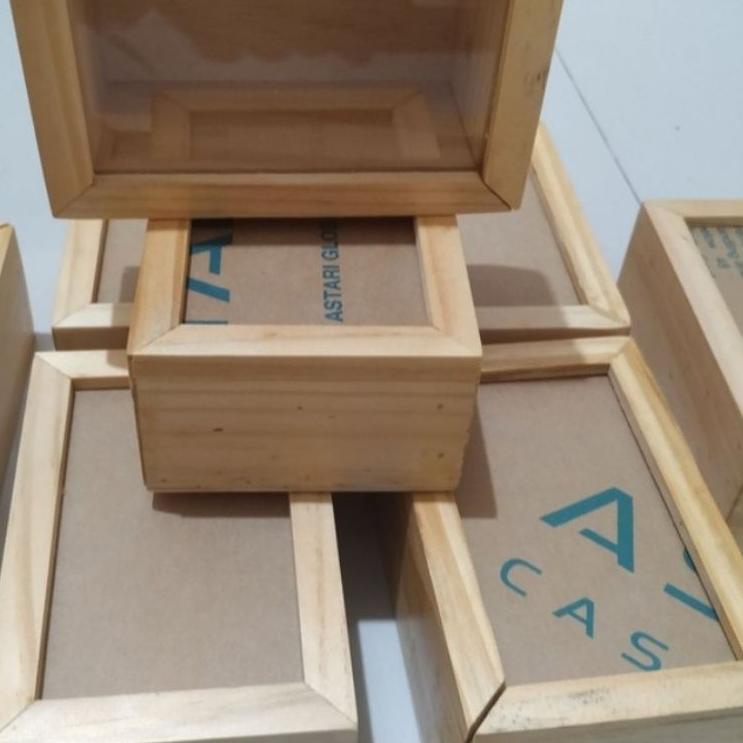 

[PRODUK S0E78] 10x15 Wooden sliding acrylic box kotak kayu akrilik kotak sovenir kayu souvenir box ID0