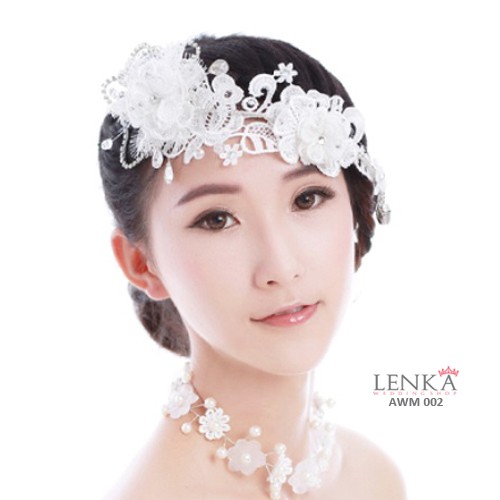 [SIAP KIRIM] AKSESORIS RAMBUT PENGANTIN PESTA WEDDING WANITA HEADPIECE AWM002