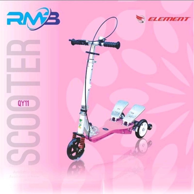 Rmb scooter dual pedal skuter otoped injak roda 3 QY11AP harga murah