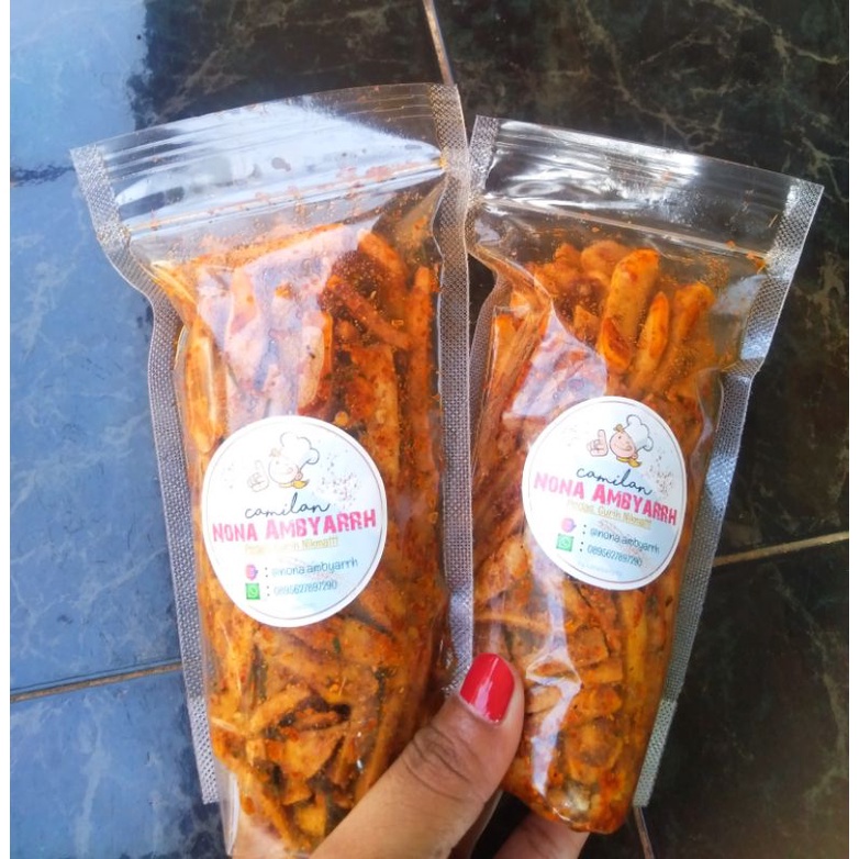 

BASRENG VIRAL / Stick Basreng / Basreng Jeruk Pedas Kemasan 90gr