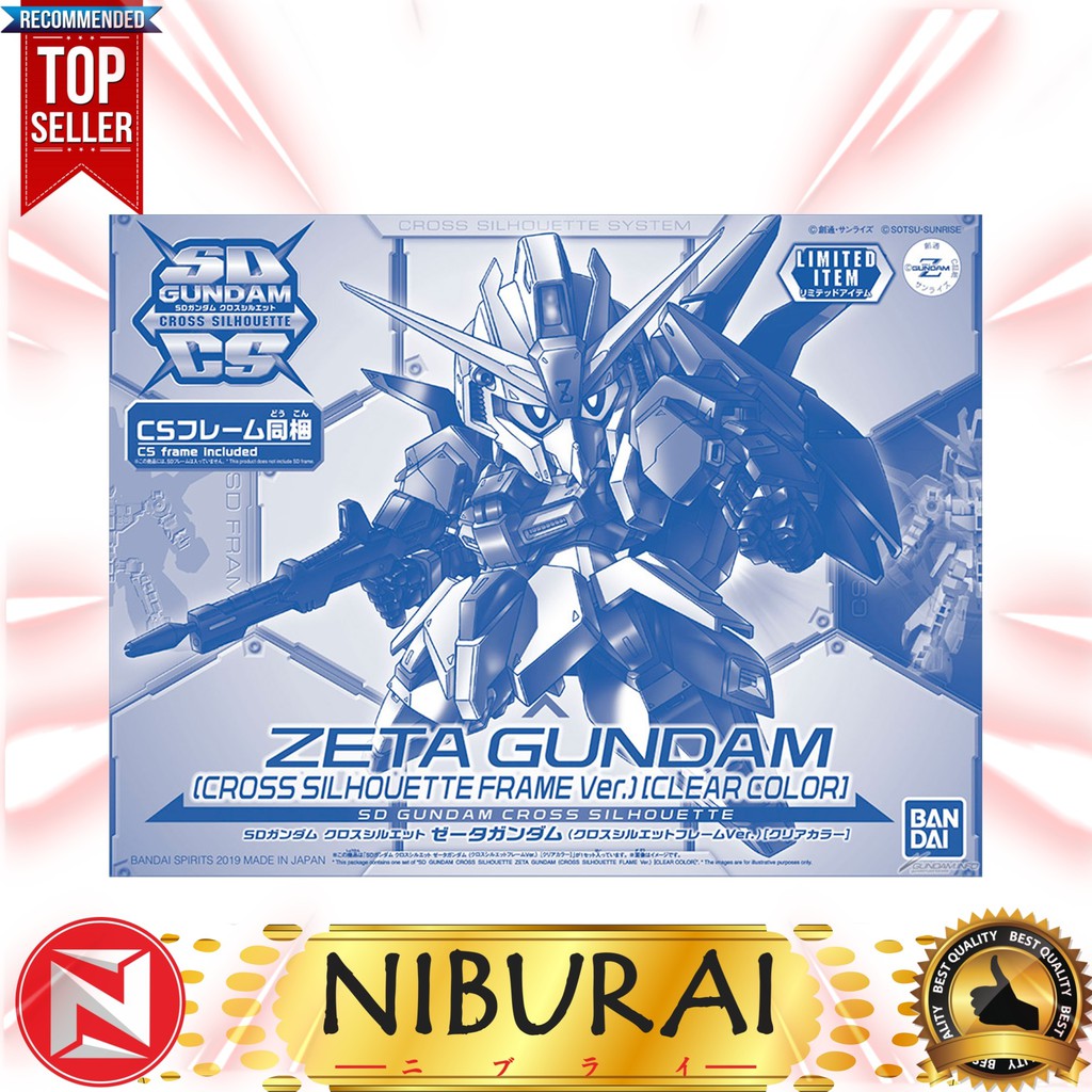 SD Cross Silhouette Zeta Gundam Clear Color