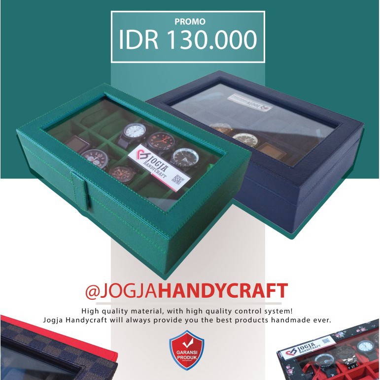 Kotak Tempat Jam Tangan Isi 12