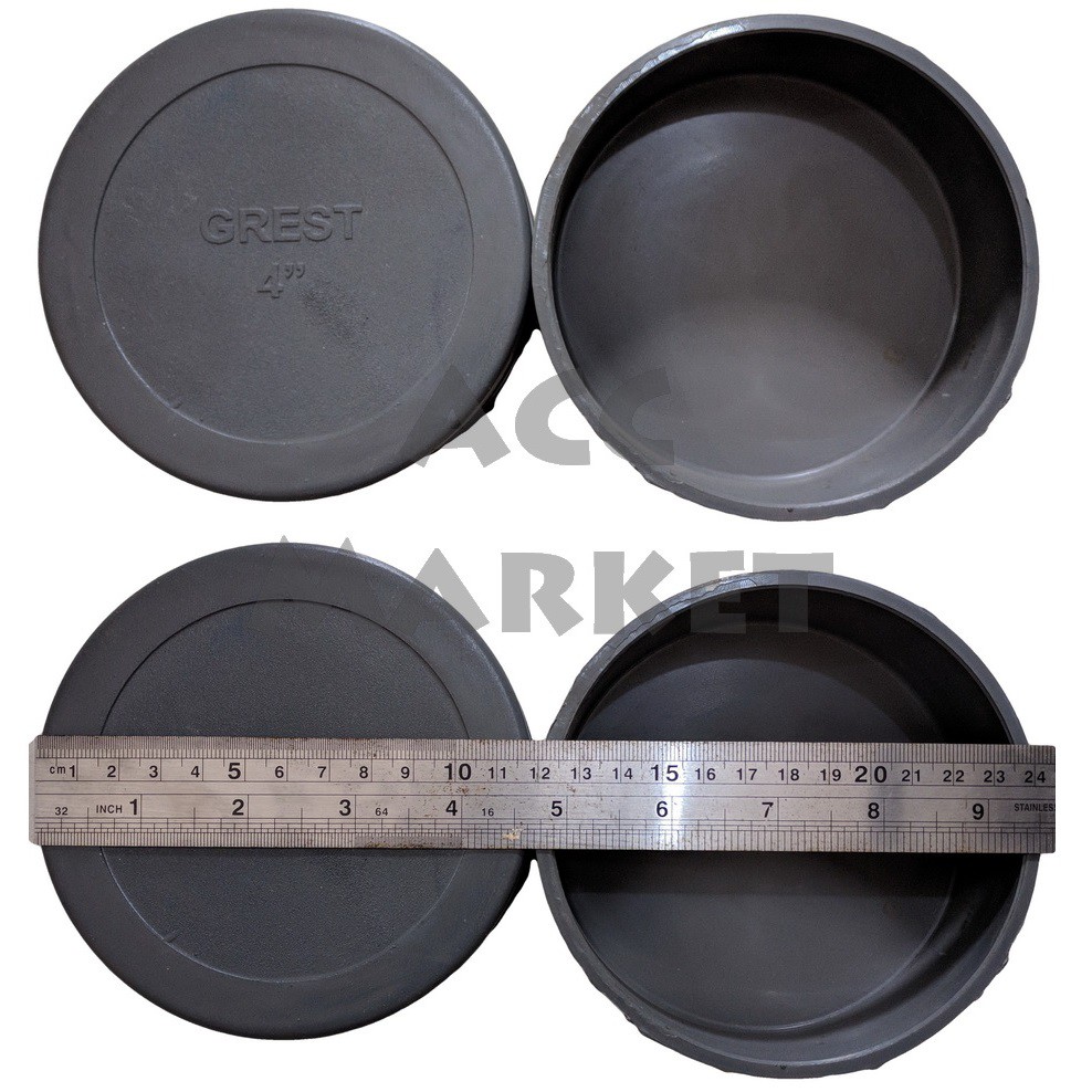 Dop Tutup Pipa 2 2.5 3 4 Inch Polos Peralon Pralon PVC Cap