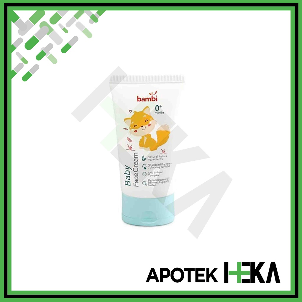 Bambi Baby Face Cream 50 ml - Krim Wajah Bayi (SEMARANG)