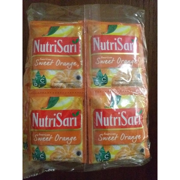 

Nutrisari Sweet Orange Renteng isi 10 / Minuman Serbuk Nutrisari