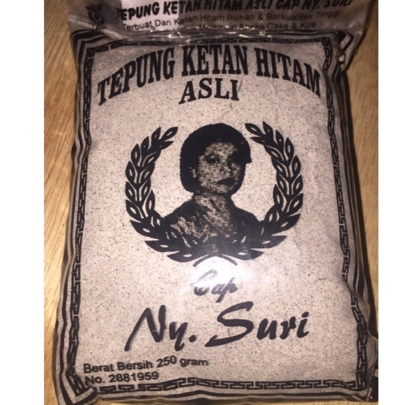 

Ketan-Beras-Tepung- Tepung Ketan Hitam Merk Ny Suri ( 250Gram) -Tepung-Beras-Ketan.