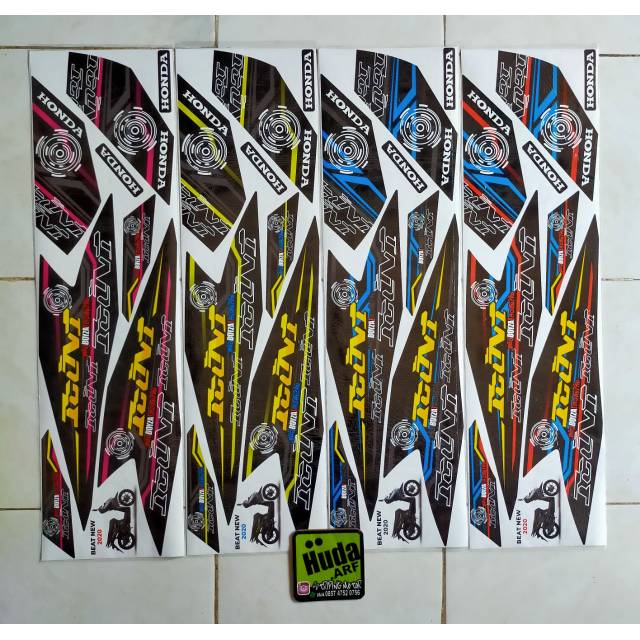 Striping lis sticker variasi Honda Beat new 2020 icon icon Boyza