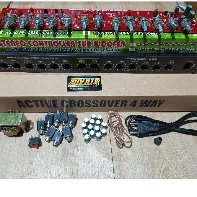 Serbuuuu.. kit Aktif Crossover  4way sub + box paket komplit