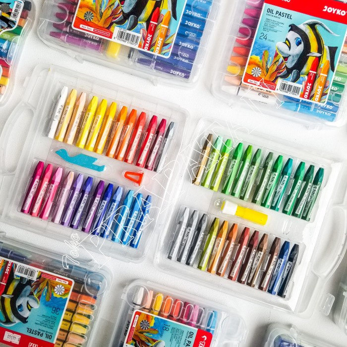 

PASTEL-DRY-OIL- CRAYON / KRAYON TITI OIL PASTEL 48 WARNA -OIL-DRY-PASTEL.