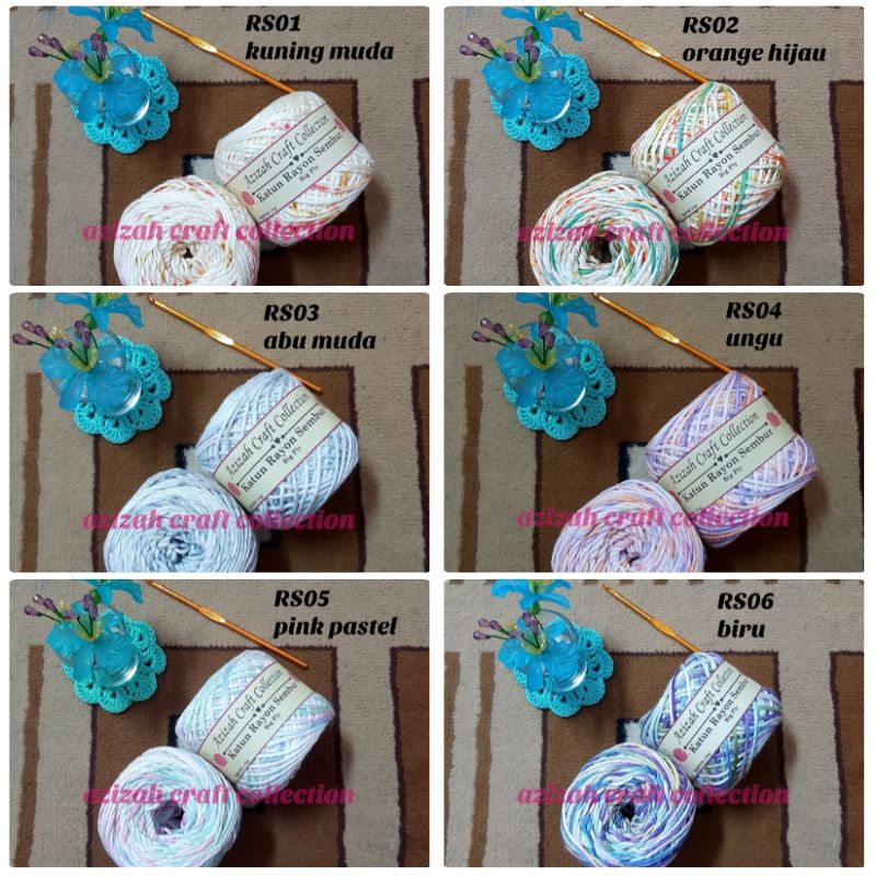 10090 - Azizah Yarn's Soft Rayon Sembur Big Ply