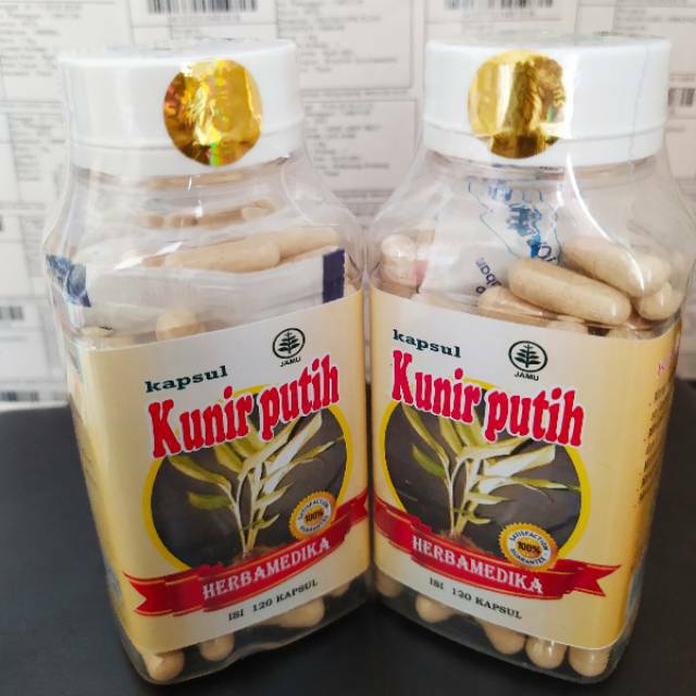 KAPSUL KUNIR PUTIH 120 KAPSUL HERBAMEDIKA