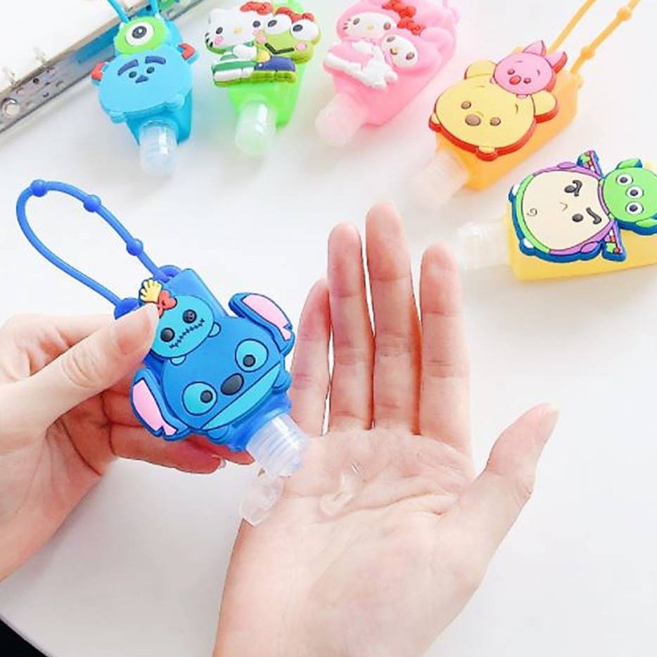 (Botol+isi) Gantungan Handsanitizer Karakter