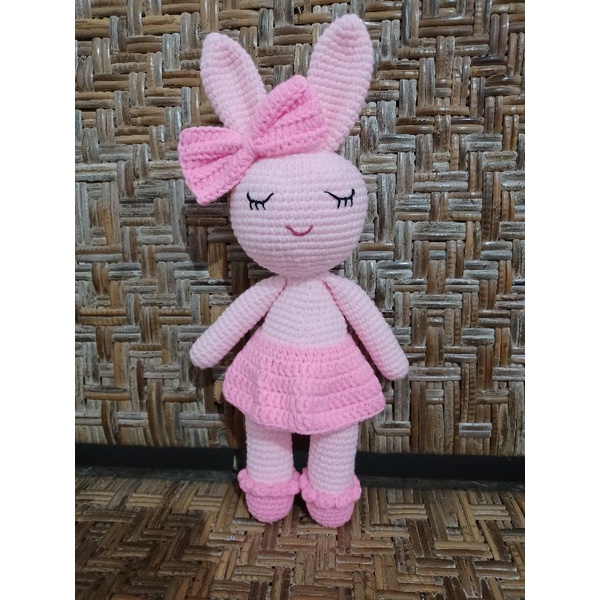 Boneka kelinci rajut Bunny doll