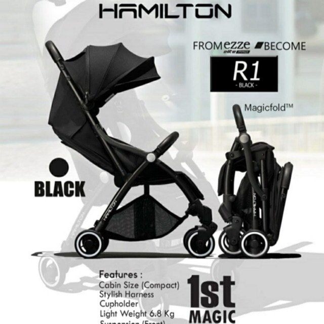 Hamilton R1 X1 Autofold Stroller Shopee Indonesia