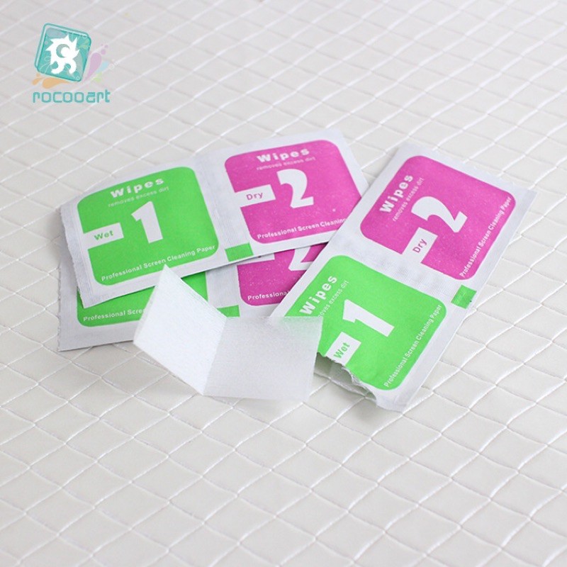 [ISI 10 PCS ] Tissue tempered glass tisu anti gores murah tissu layar hp 1 set : no.1 dan no. 2