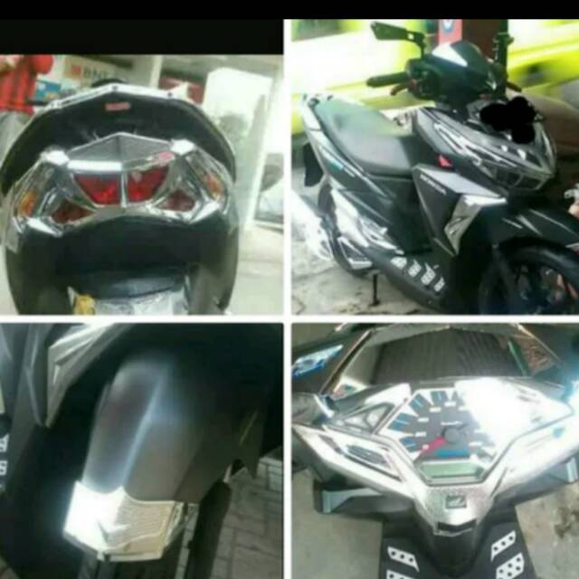 Garnis set vario 125 led 150 chrome cover set vario 150 125 led chrome paket vario 125 led 150